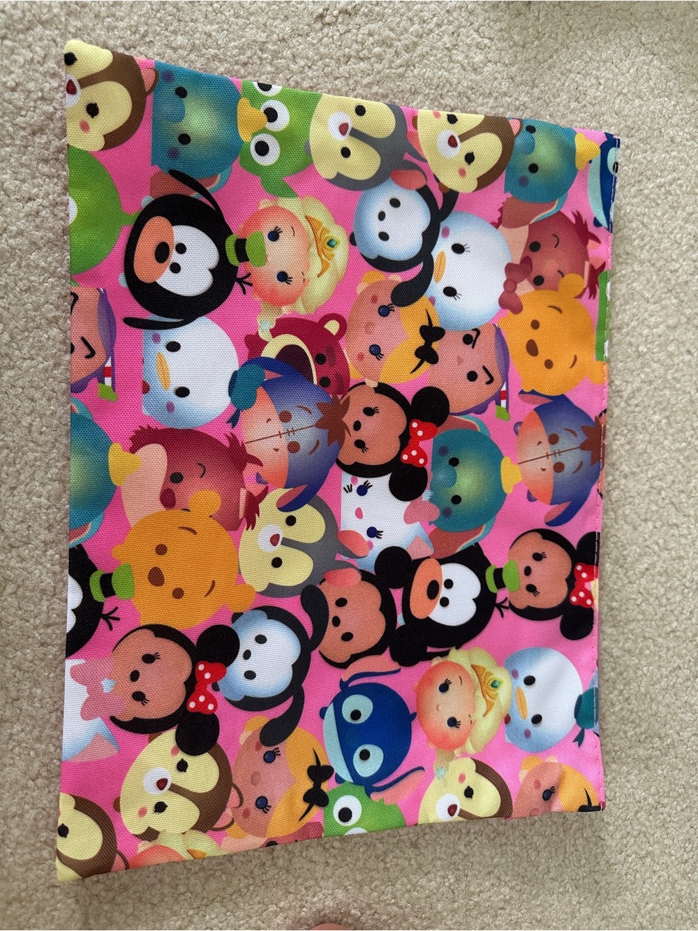 Disney Tsum Tsum Pink Character Pouch